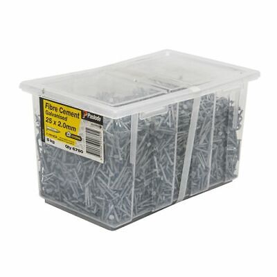 25 X 2.00 Fibre Cement Nails Galvanised 5kg