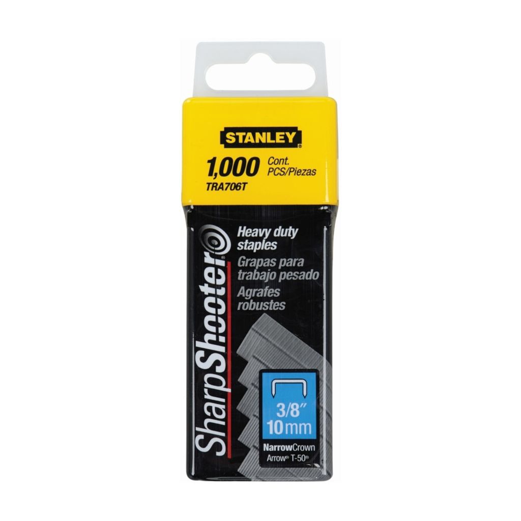 Stanley 12mm H-duty Staples 1m 1000pk
