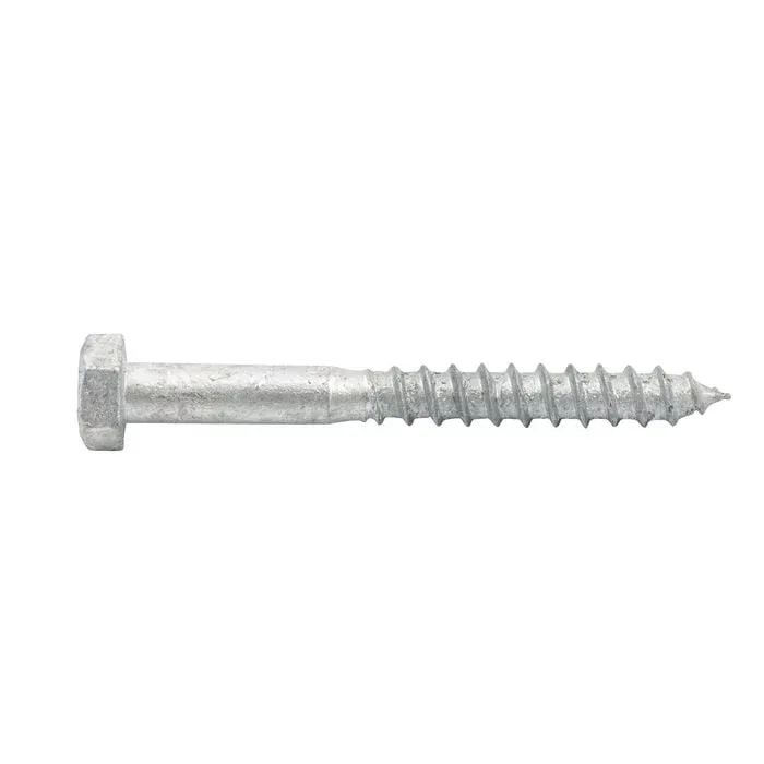 M8 X 75 Hot Dipped Galvanised Hex Head Coach Screw