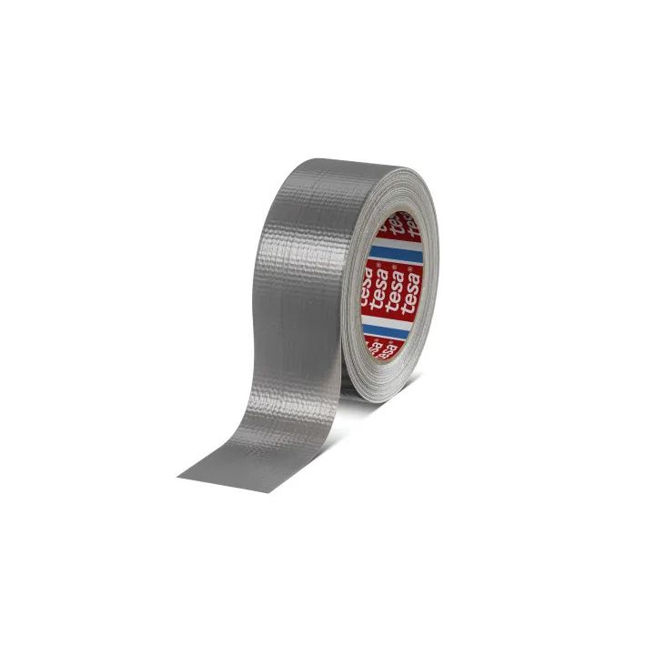Tesa 4615 Duct Tape 50m X 50mm Silver Pe Coated Finish