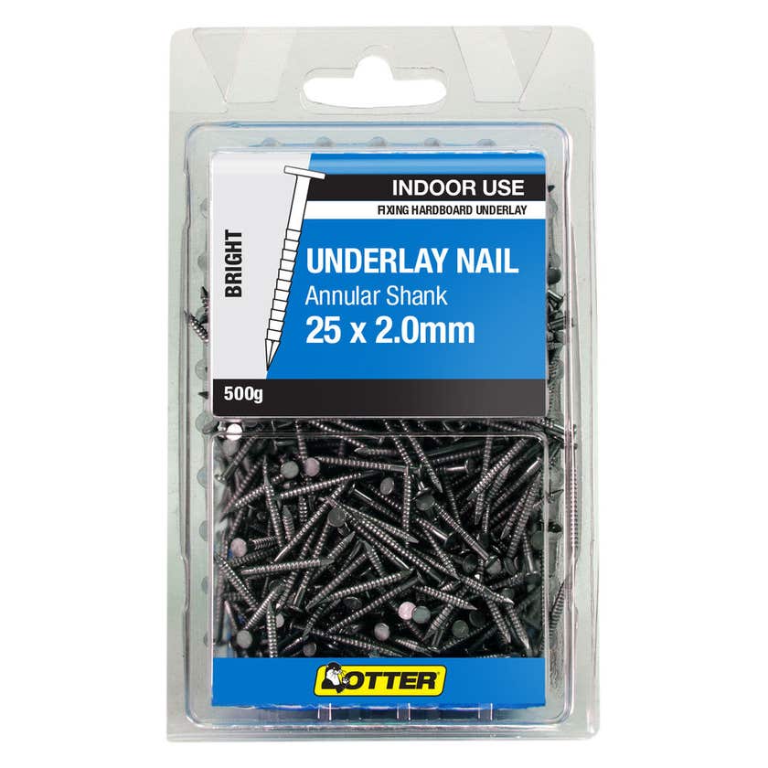 25 X 2.00 Underlay Ring Shank Nails 500gr