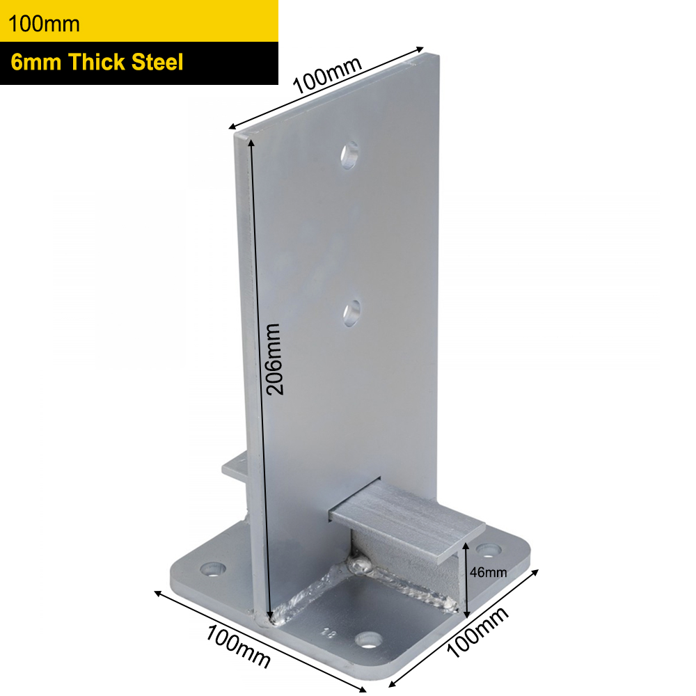 POST SUPPORT 200 X 100MM