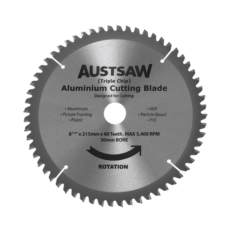 Austsaw Aluminium Blade Trip Chip 216x30x60t