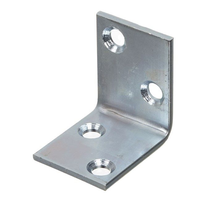 Hot Dipped Angle Bracket Zinc Plated 50 X 50 X 40 X 2mm Box 40