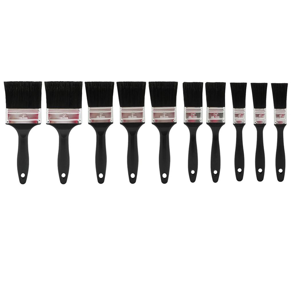 Paint Brush 10pc Set Buy Right® Painting Kit Brushes 25mm 38mm 50mm 75mm 5557582