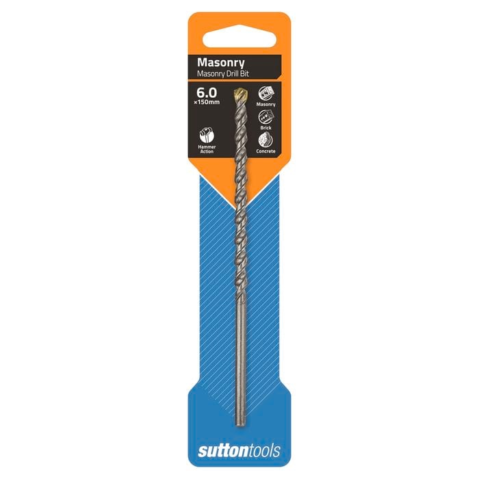 Sutton Tools 6 x 150mm SB TCT Masonry Drill Bit