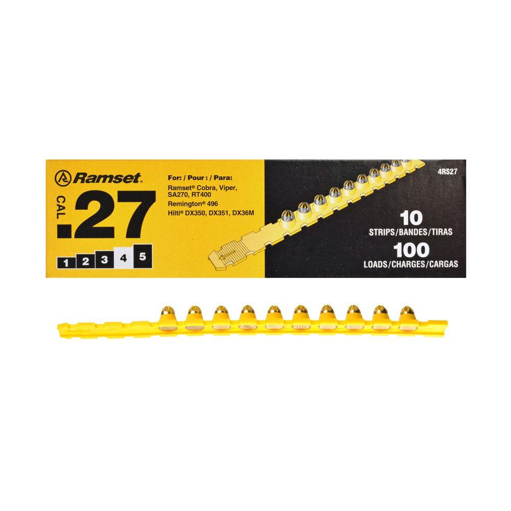 P-load Strip .27 Strong Box 100 Ramset