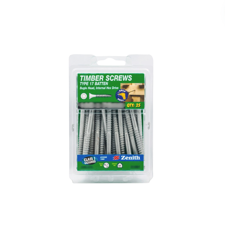 Screw Bugle Batten T17 14-10x50mm Class 3 Pbx25