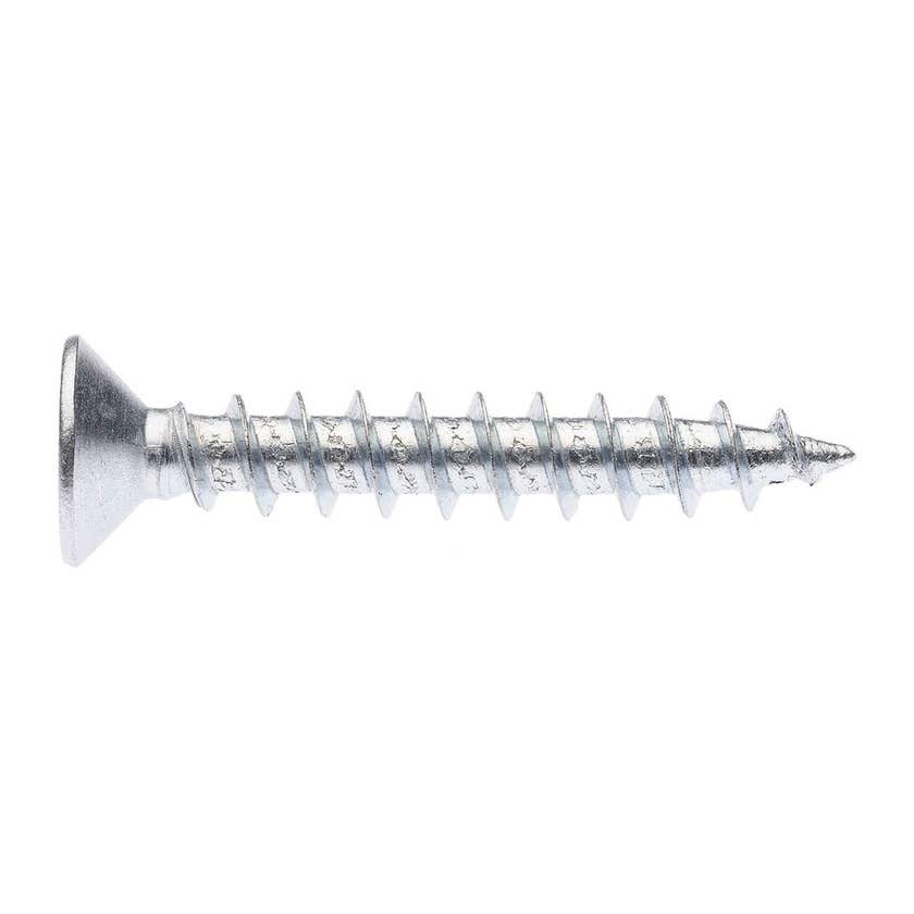 Screw Csk Long Thread Phil Drv Zinc Plate 10gx30 Pbx100