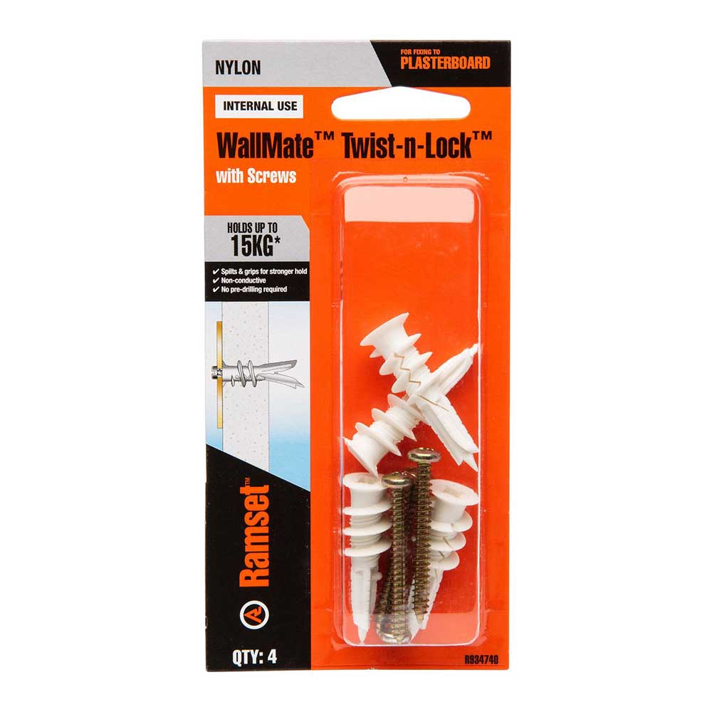 Wallmate Twist N Lock With Screws Card 4