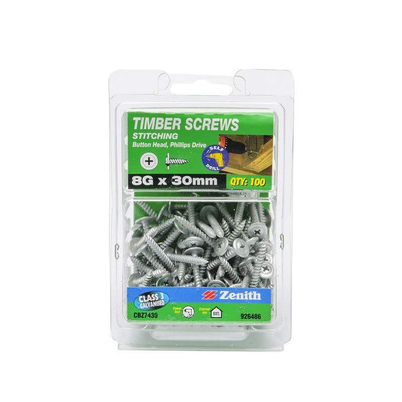 Screw Tim Ph C3bn 8x30 Pbx100