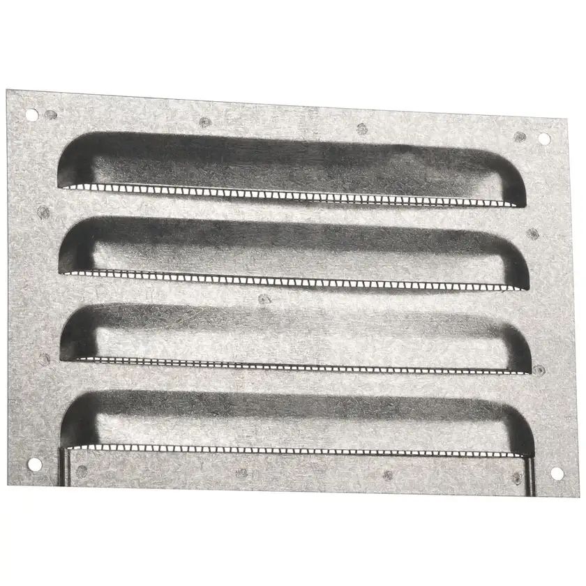 Abey Vent Flat Face Louverd Galvanised 230 X 160mm