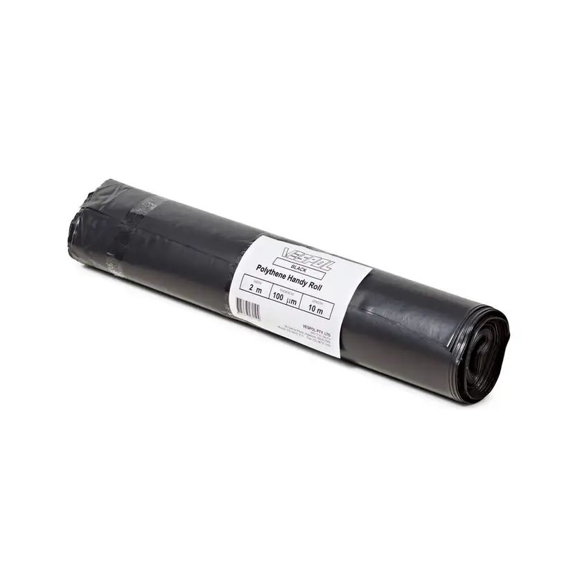 Vespol Film Polythene Handy Black 2 X 10m 100um