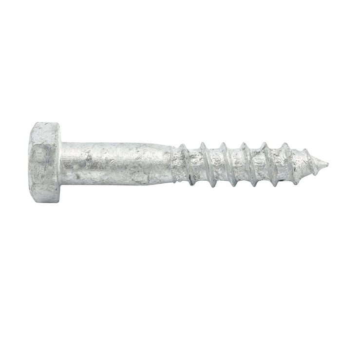 Zenith M10 x 60mm Hot Dipped Galvanised Hex Head Coach Screw - Each