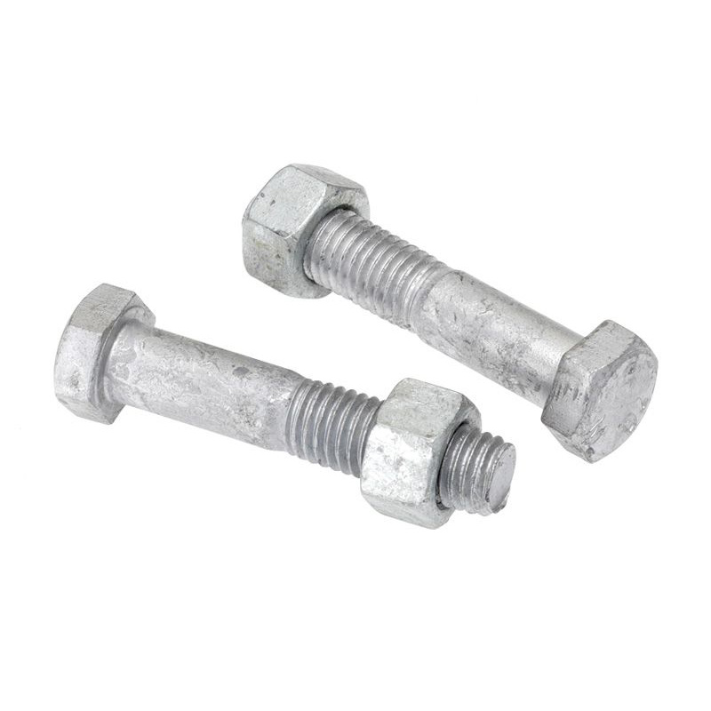 M10 x 100mm - 50pc Hex Bolt & Nut Hot Dip Galvanised AS1111.1/Class 4.6 UTS