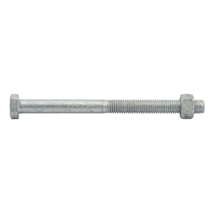 12 X 150 GAL HEXHEAD BOLT & NUT