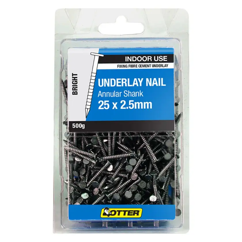 Otter Underlay Nail Annular Shank 25 x 2.50mm 500g