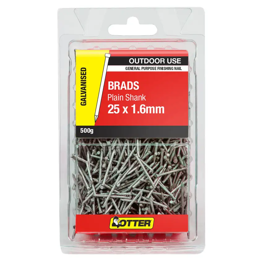 Otter Bullet Head Galvanised Nail 25 x 1.60mm 500g