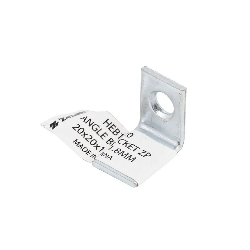 Zenith Angle Bracket Zinc Plated 20mm