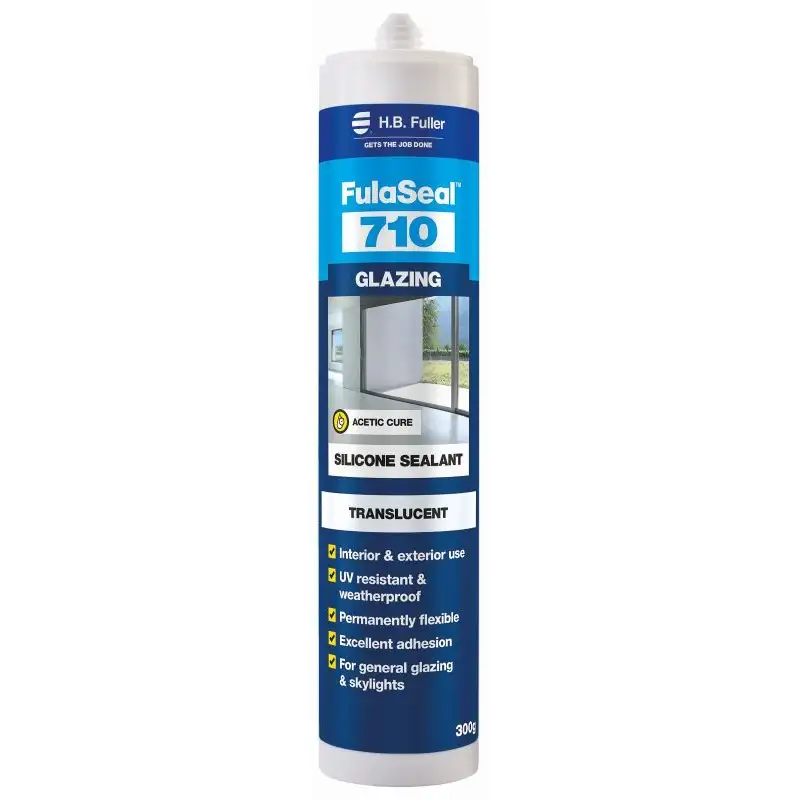 H.B. Fuller FulaSeal 710 Glazing Silicone Translucent 300g