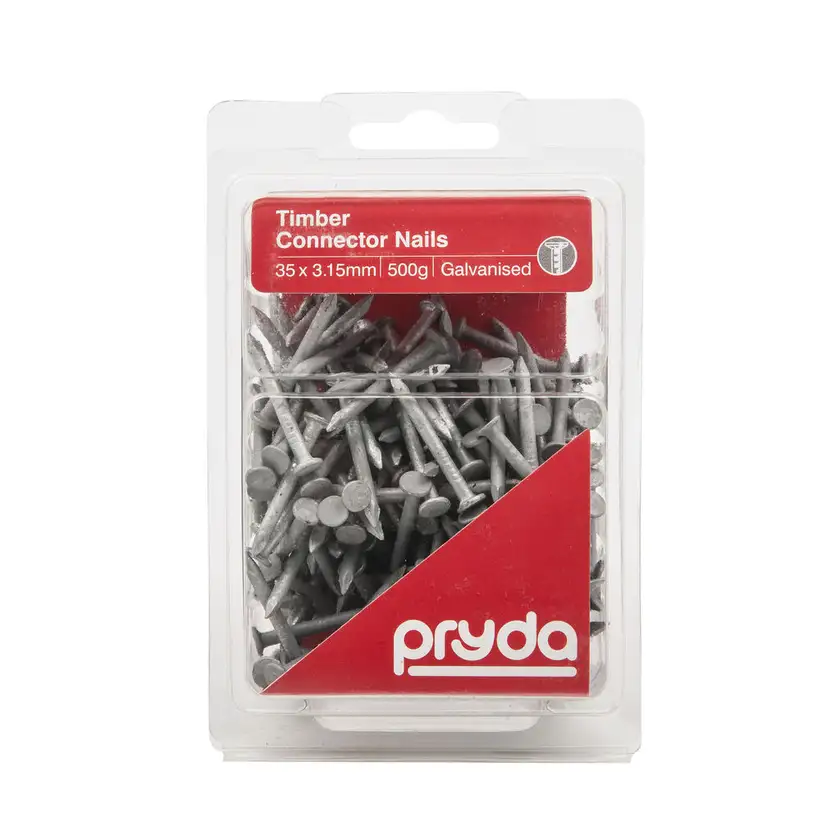 Pryda Timber Connector Nail Galvanised 35 x 3.15mm 500g