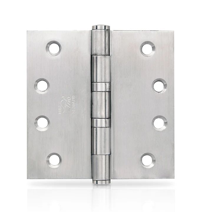 Trio100x100x2.5 Butt Hinge Architectural Ball Bearing Fixed 304 Satin