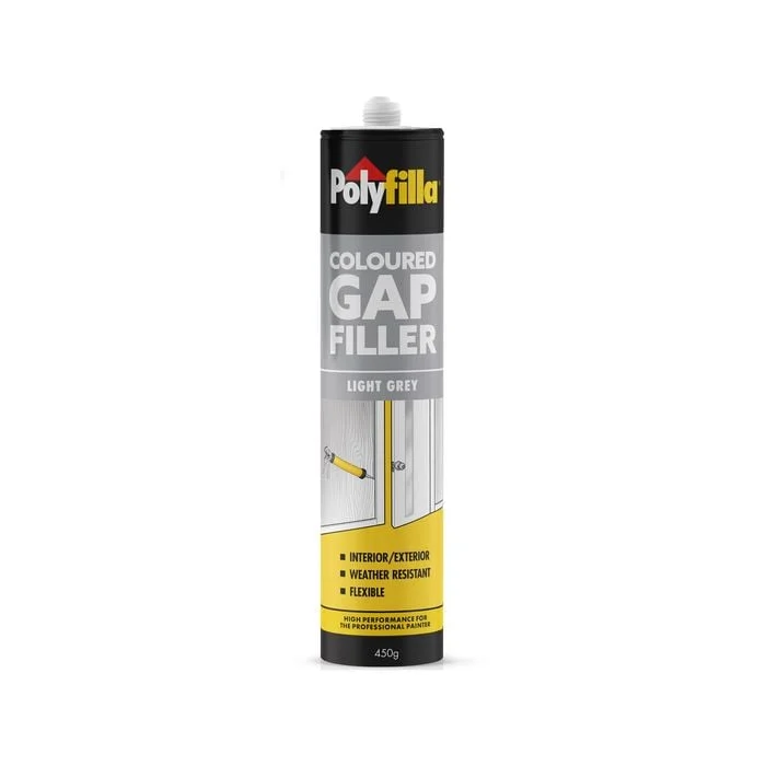Poly 450g Light Grey Coloured Caulk Gap Filler