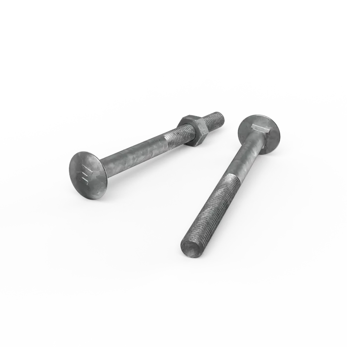 M10 X 170mm - 100pc Hex Bolt & Nut Galvanised