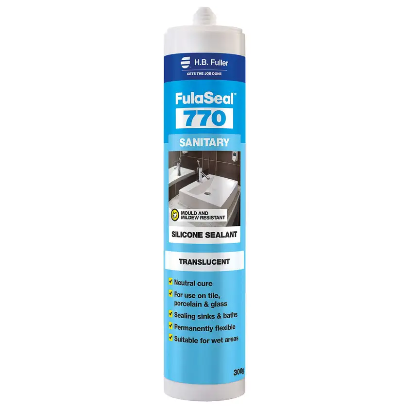 H.B. Fuller FulaSeal 770 Sanitary Silicone Translucent 300g