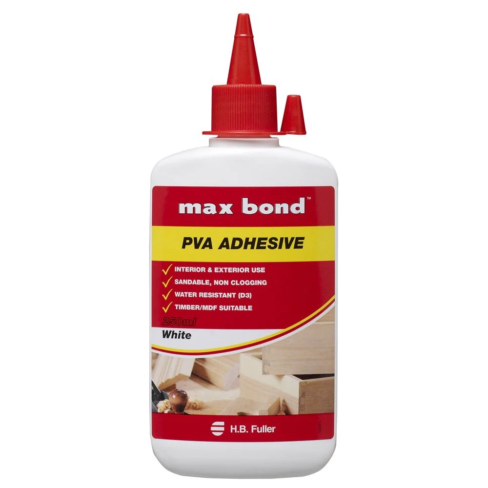 Max Bond Pva Wood Glue 250ml Fuller