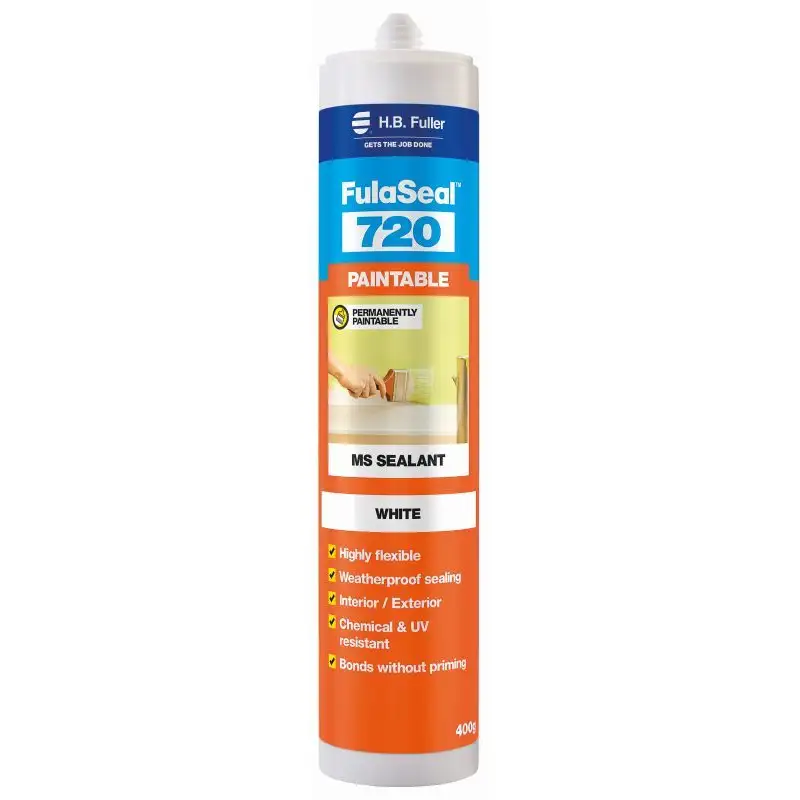 H.B. Fuller FulaSeal 720 Paintable Sealant White 400g