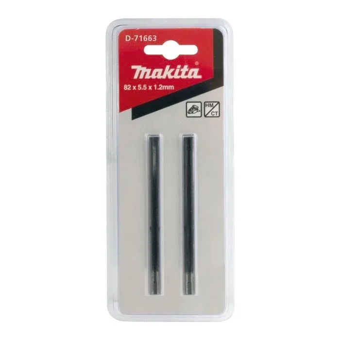 Makita D-71663 - Tct Planer Blade Set 82mm 2 Pack