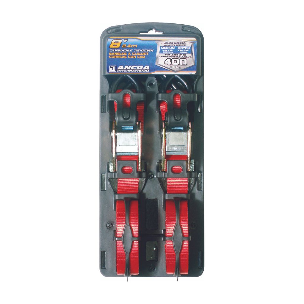 Cam Buckle Tie-down 2 Pack