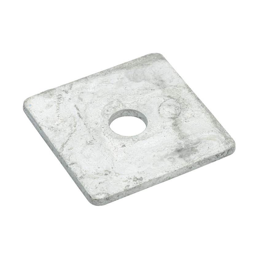 Zenith Square Washers Flatmetric Galvanised M10 50 x 50 x 3mm