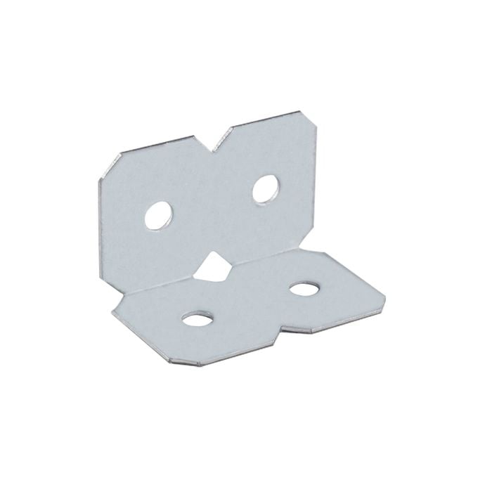 Carinya 25x 25 x 40 x 1mm Galvanised Angle Make-A-Bracket - 8 Pack
