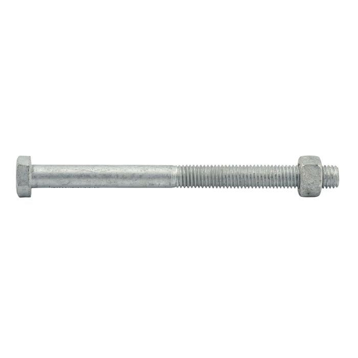 12 X 150 Galvanised Hex Head Bolt & Nut