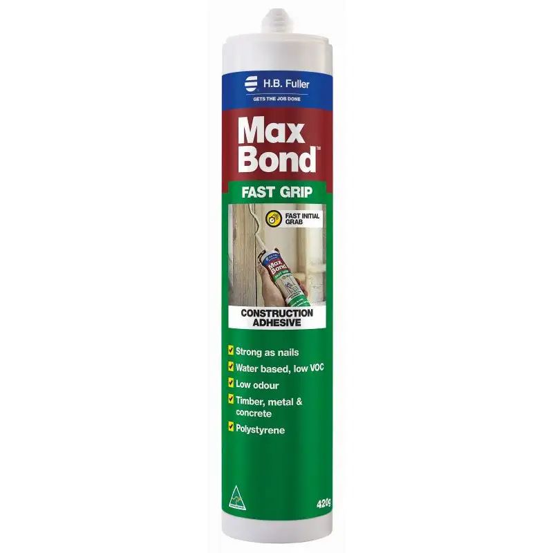 H.b. Fuller Max Bond Fast Grip Construction Adhesive 420g