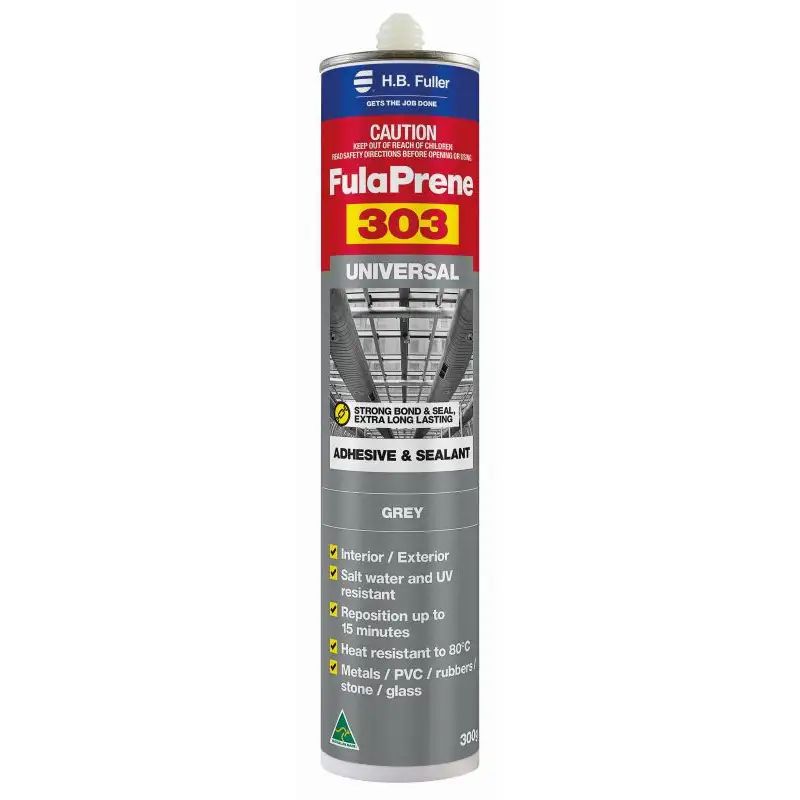H.b. Fuller Fulaprene 303 Adhesive & Sealant Grey 300g