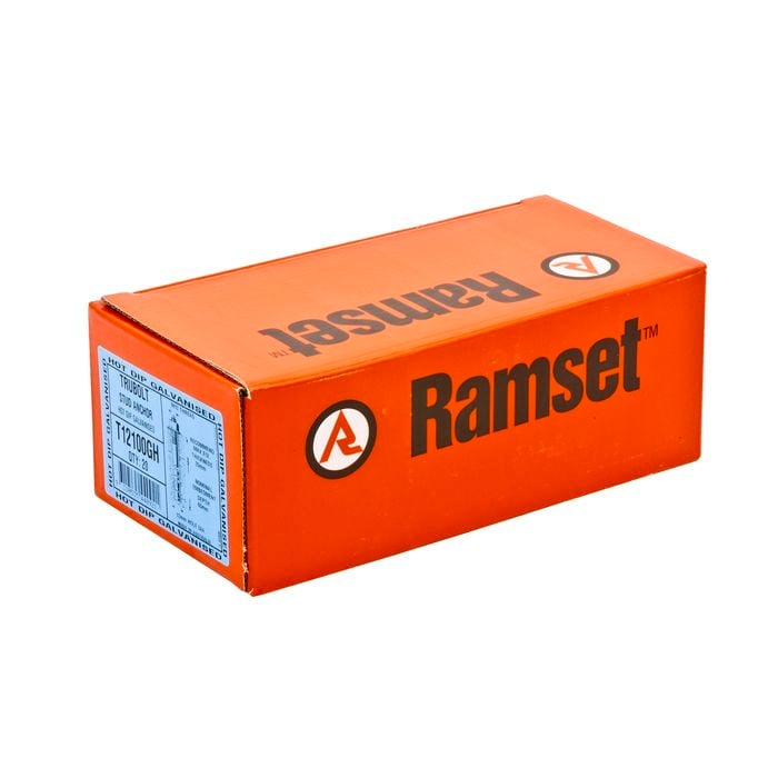 Ramset M12 x 100mm TruBolt Galvanised Hex Head Bolt - 20 Pack