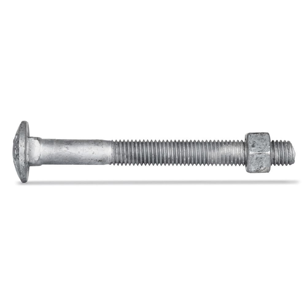 M12 X 120mm Galvanised 4.6 Hex Head Bolt & Nut