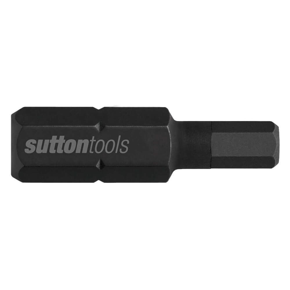 Sutton S1150550 5mm X 50mm Hex Screwdriver Bit Power Crv - Pack Of 10