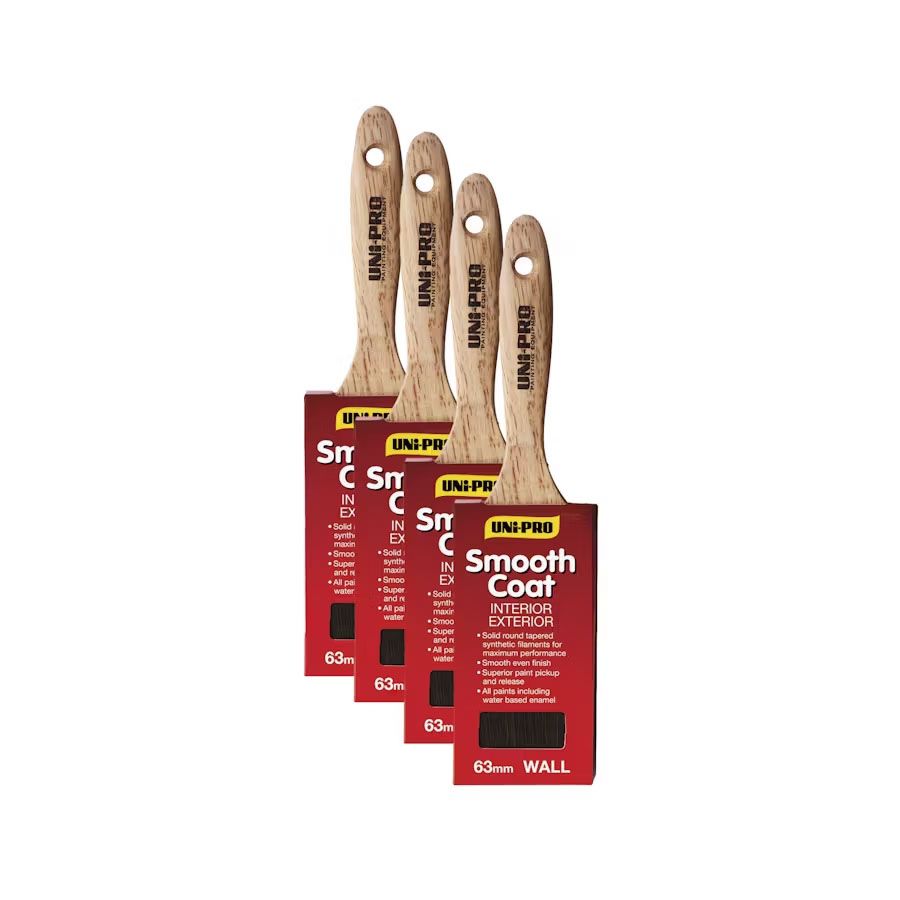 Uni-pro Smooth Coat Sash Cutter 63mm 4 Pack