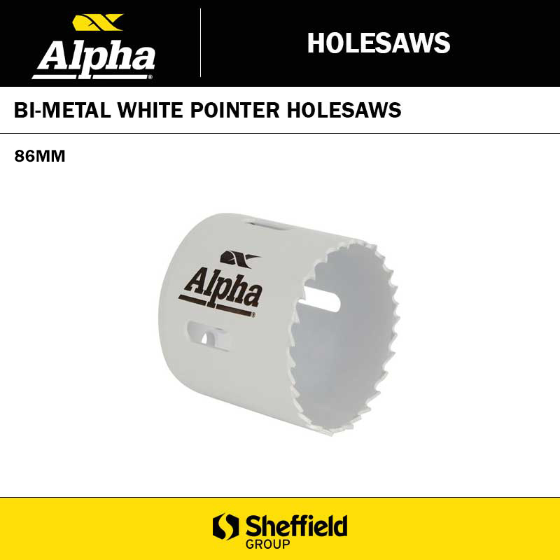 Sheffield 86mm Bi Metal Holesaw Hsv86