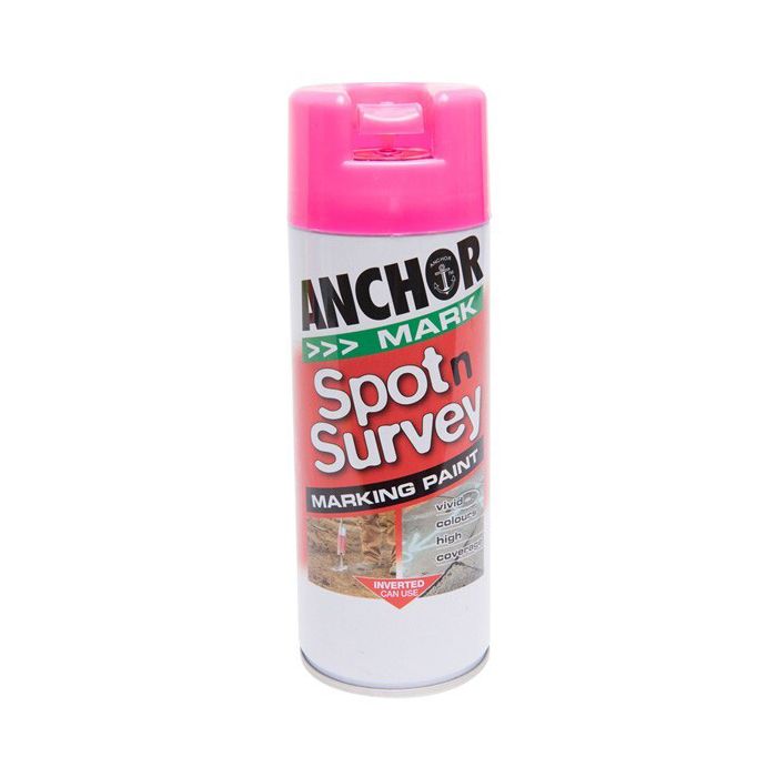 Spot & Survey Marking Paint Pink Fluorescent 350g
