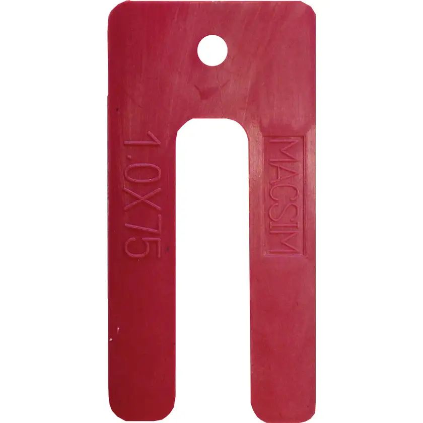 Macsim Window Packers Red 1mm X 75mm