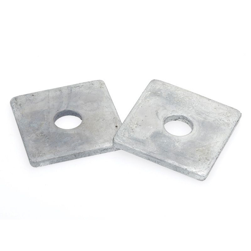 Square Flat Washer HDG Metric Hole