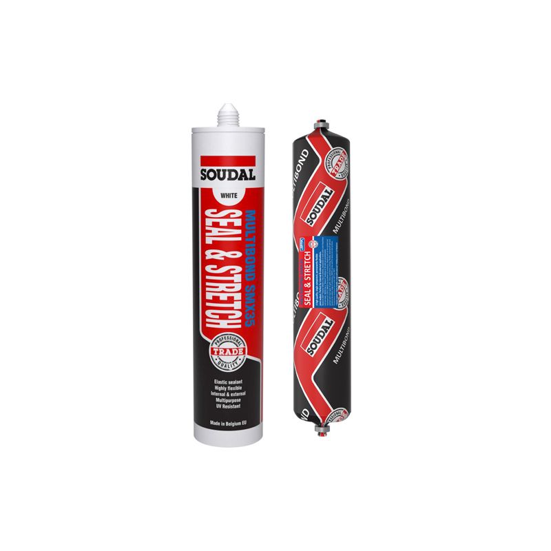 Soudal Smx35 Seal & Stretch Grey 600ml Sausage Sealant