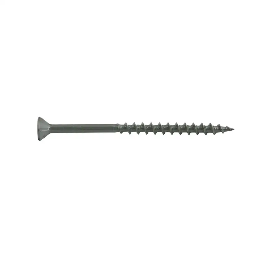 Zenith Treated Pine Screws Countersunk Rib Head Square Drive 10-8 x 75mm - Box of 500