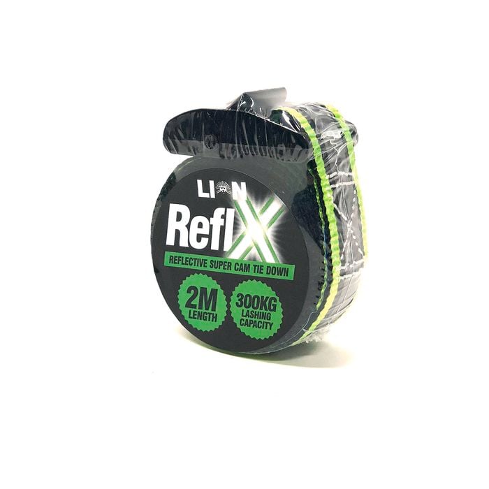 Lion Reflx 2m 300kg Lashing Capacity Super Cam Tie Down