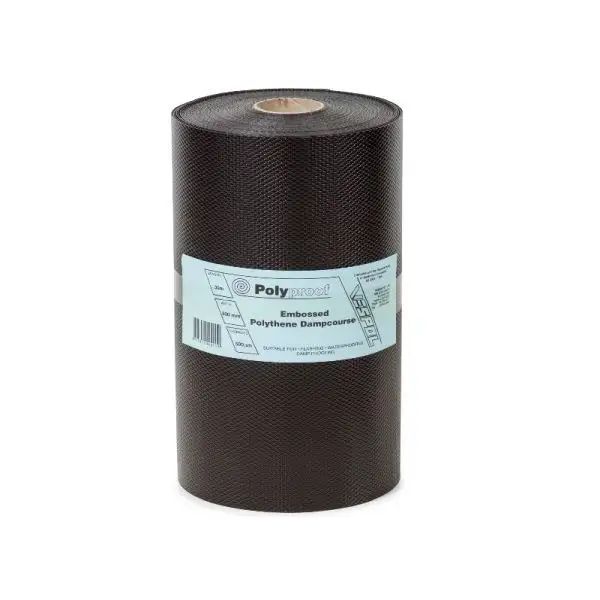 Polyproof Embossed Polythene Dampcourse 30m X 500um